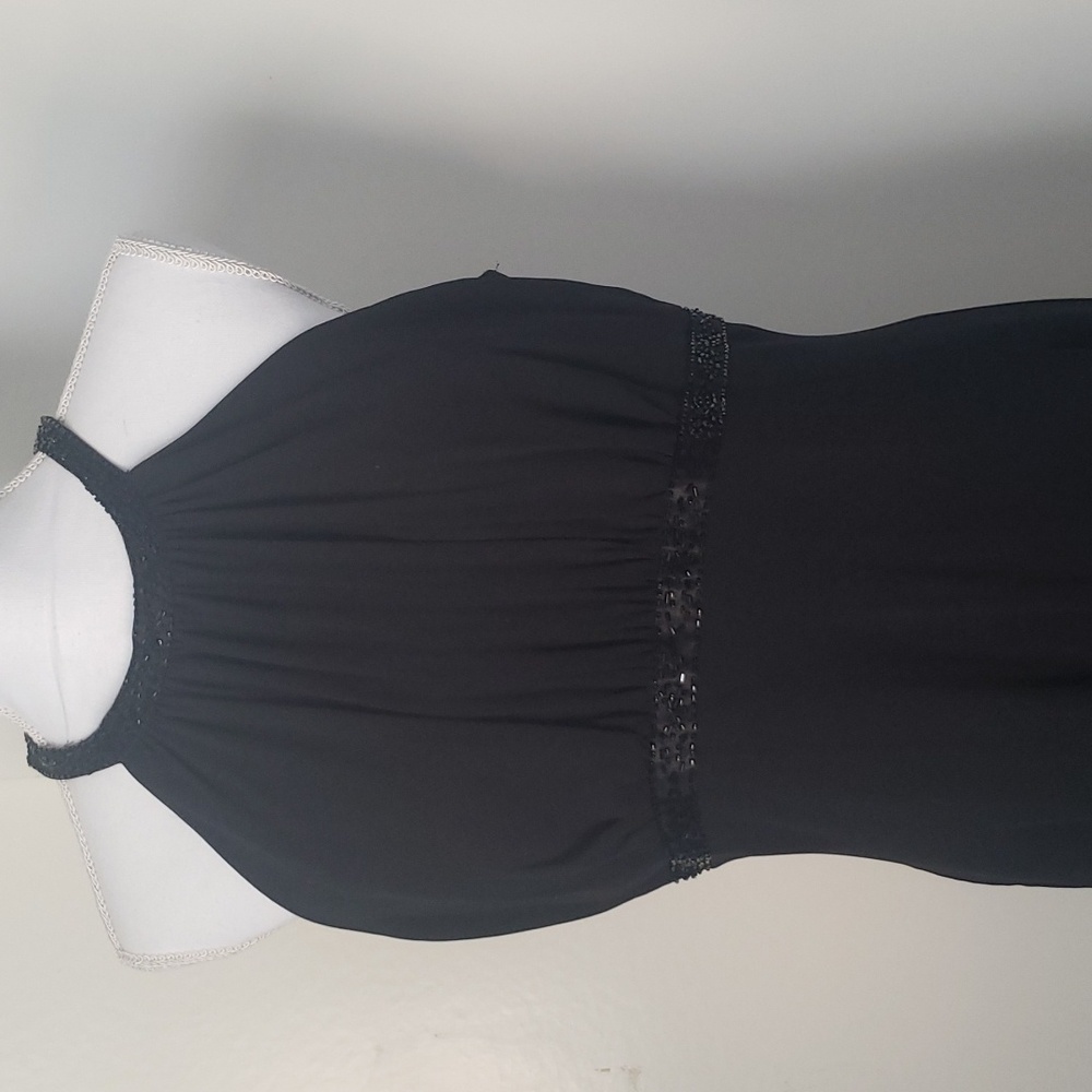 Black cocktail dress